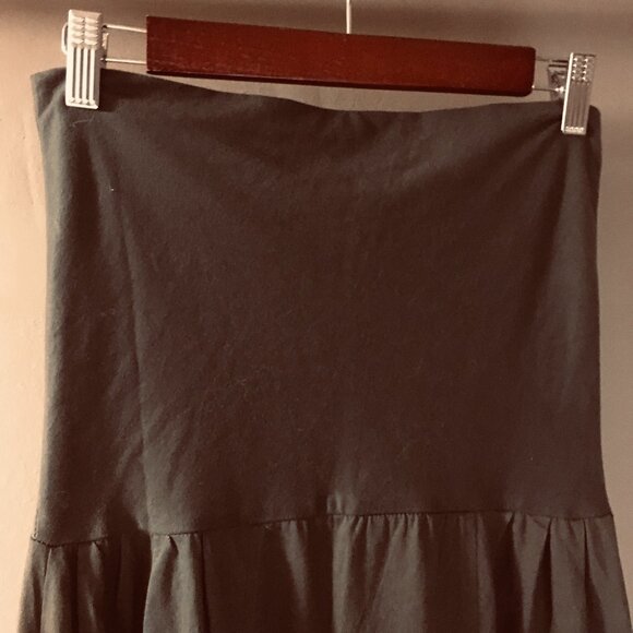 NWOT 100% Elfcore Organic Cotton Mossy Green Asymmetrical Tree Skirt - Picture 9 of 16